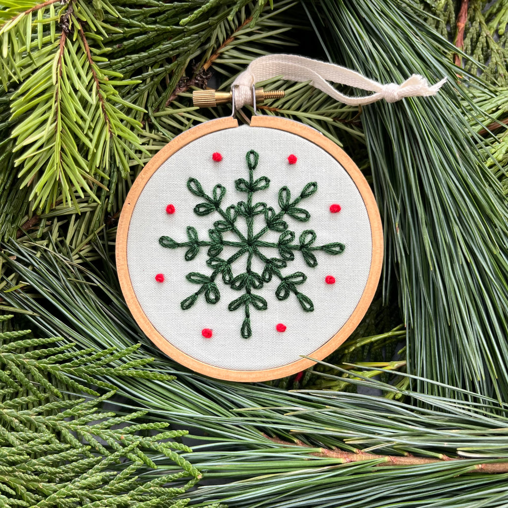 Embroidery Ornaments // 1 Day // December 21st