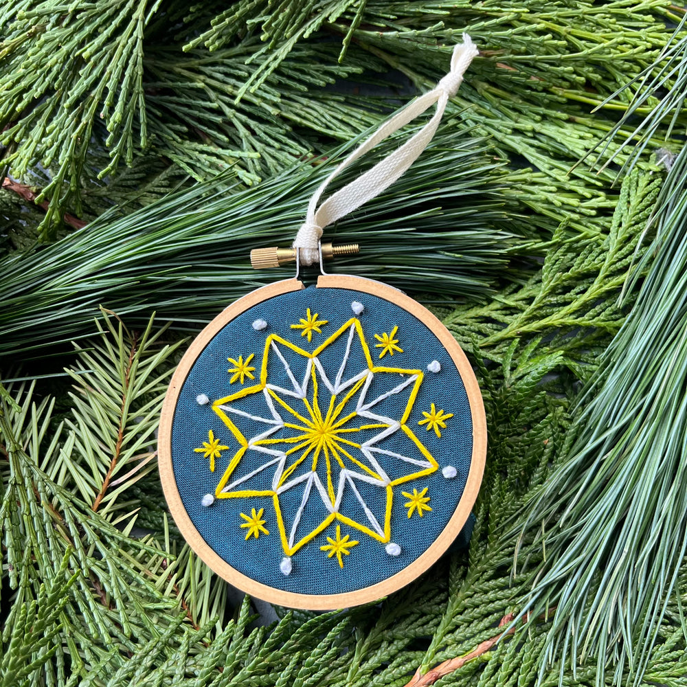 Embroidery Ornaments // 1 Day // December 21st