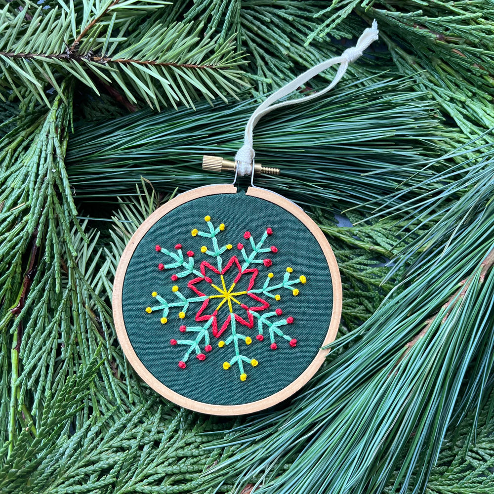 Embroidery Ornaments // 1 Day // December 21st