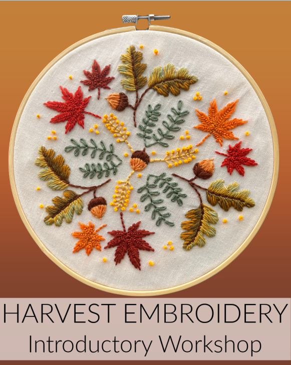 Harvest Embroidery // 1 Day // Nov 21